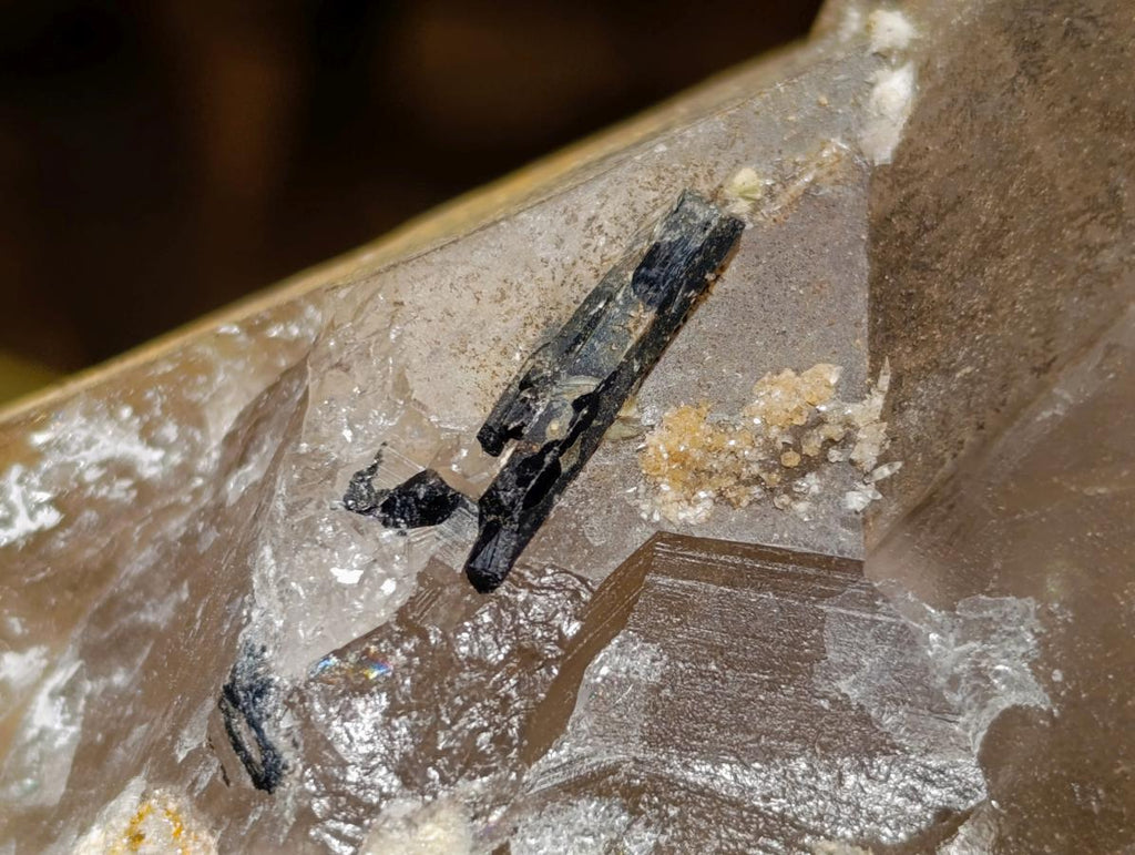 Natural Large Smokey Quartz Cluster with Hyalite Opal x 1 From Erongo, Namibia - Toprock Gemstones and Minerals 