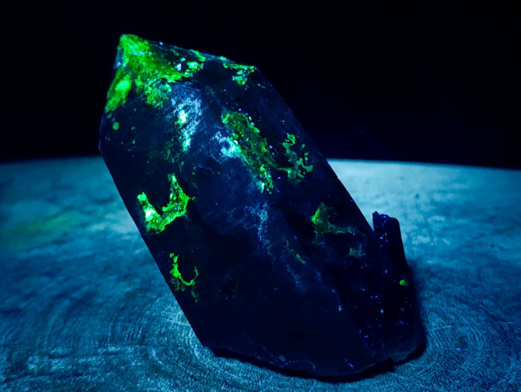 Natural Smokey Quartz with Black Tourmaline Specimens x 2 From Erongo, Namibia - Toprock Gemstones and Minerals 