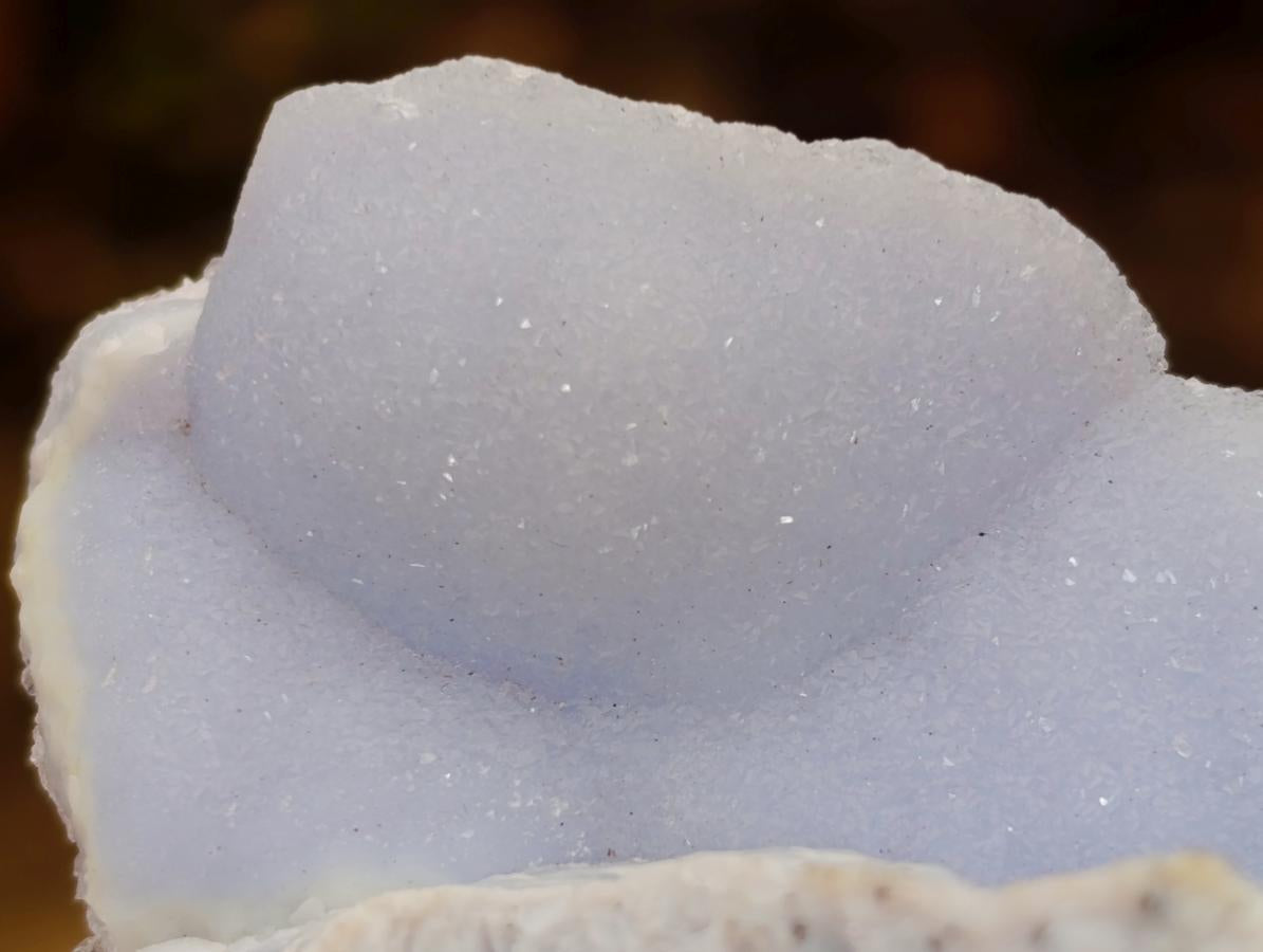 Natural Etched Blue Chalcedony Geodes x 4 From Nsanje, Malawi - Toprock Gemstones and Minerals 
