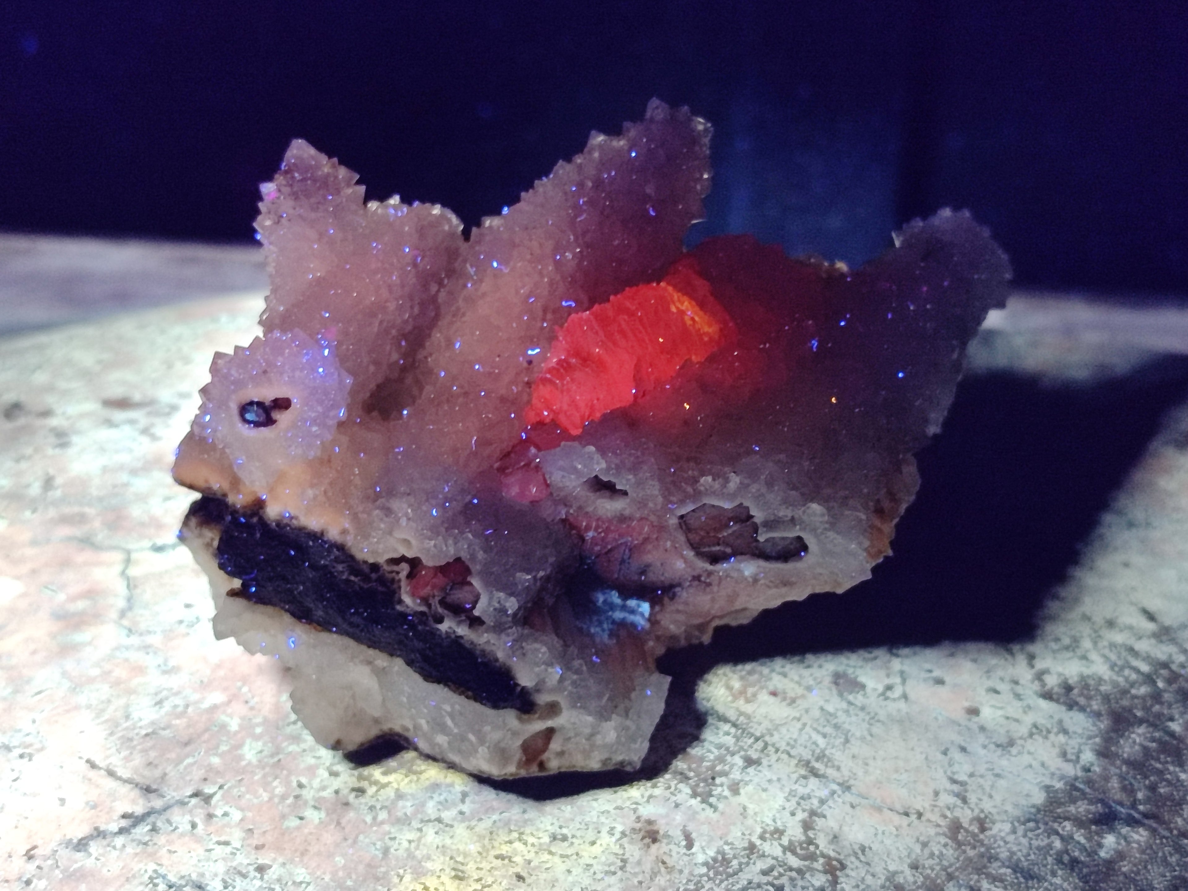 Natural Drusy Snow Finger Crystal Clusters x 12 From Albert's Mountain, Lesotho - Toprock Gemstones and Minerals 