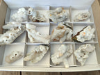 Natural Drusy Snow Finger Crystal Clusters x 12 From Albert's Mountain, Lesotho - Toprock Gemstones and Minerals 