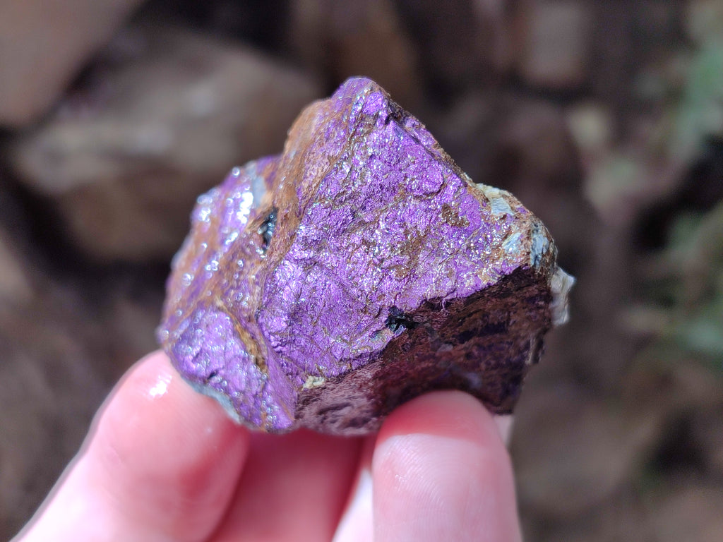 Natural Metallic Cobbed Purpurite Specimens x 35 From Erongo, Namibia - Toprock Gemstones and Minerals 