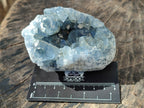 Natural Blue Celestite Geode Specimens x 3 From Sakoany, Madagascar - Toprock Gemstones and Minerals 