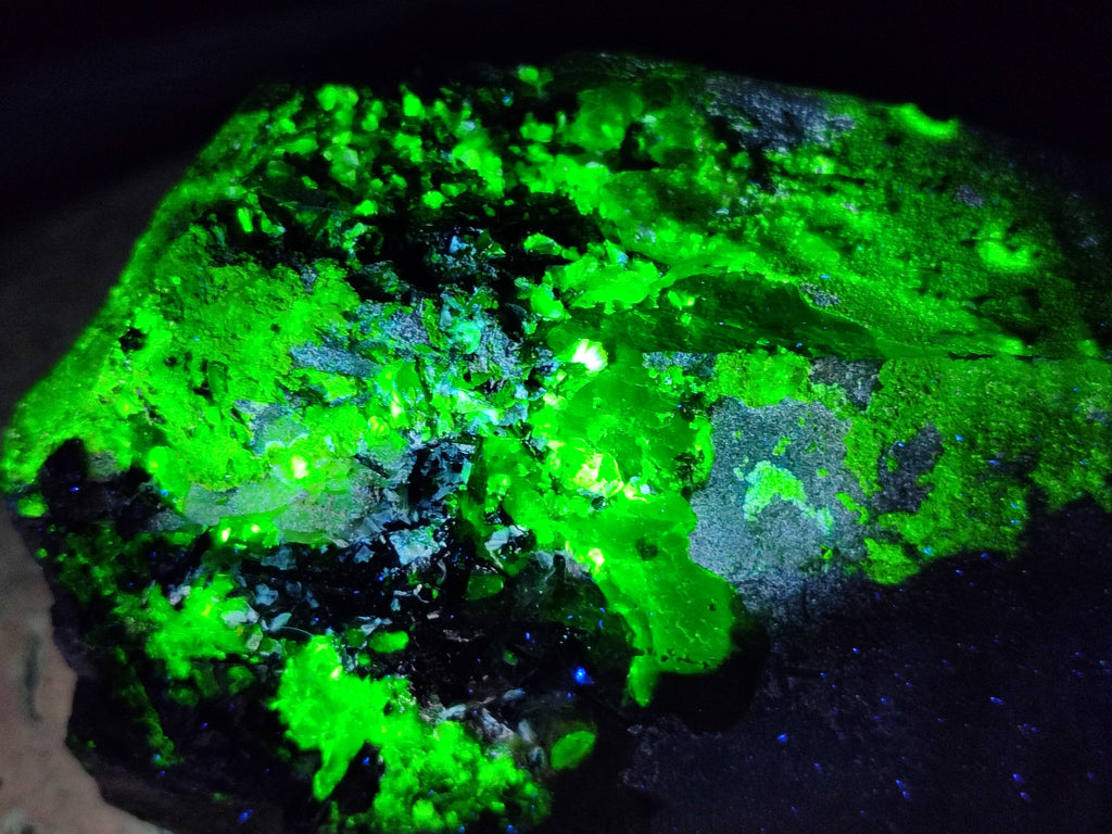 Natural Large Smokey Quartz Crystals with Schorl and Hyalite Opal x 2 From Erongo, Namibia - Toprock Gemstones and Minerals 