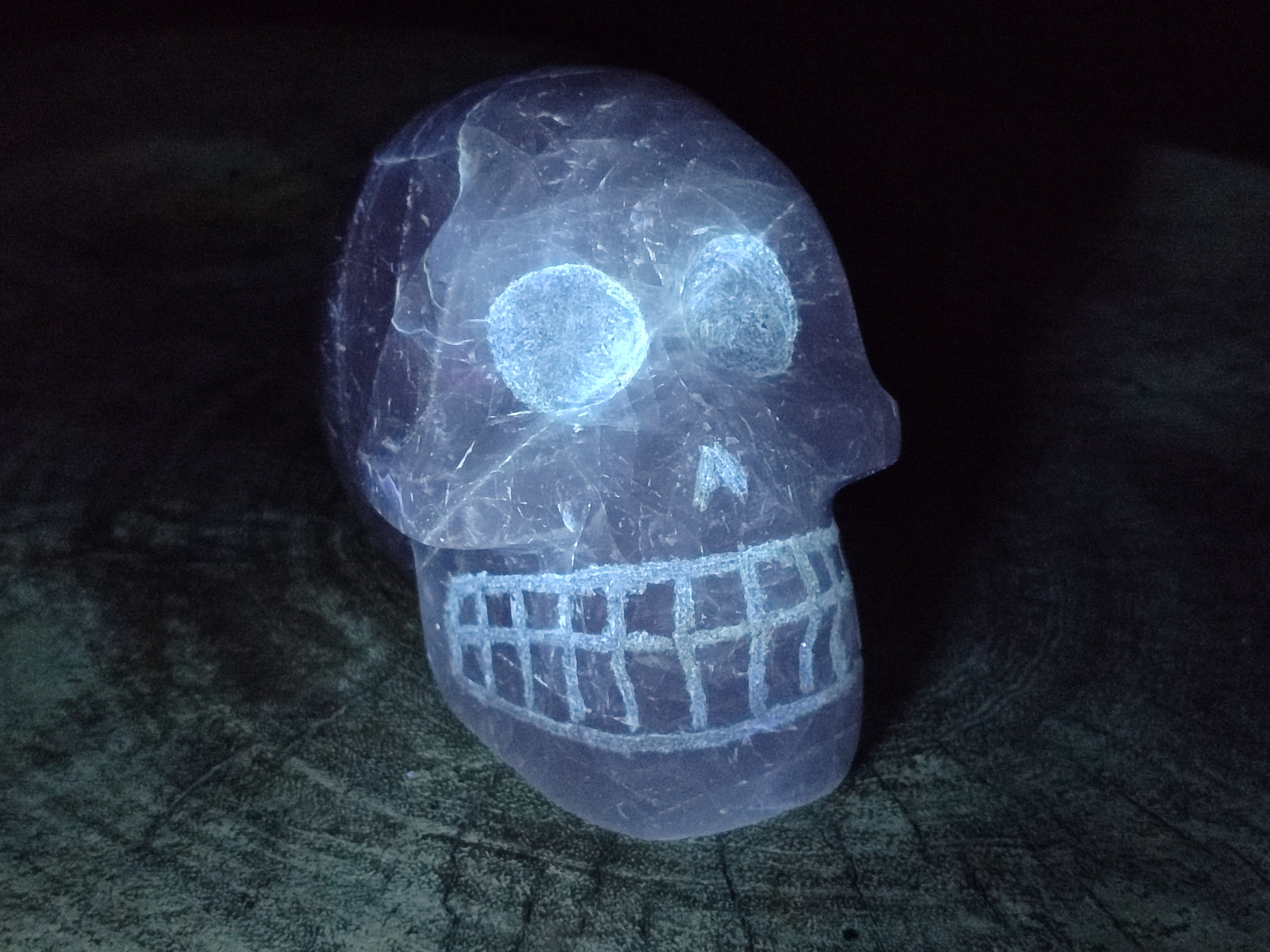 Hand Made Gemmy Rose Quartz Skull Carving x 1 From Madagascar - Toprock Gemstones and Minerals 