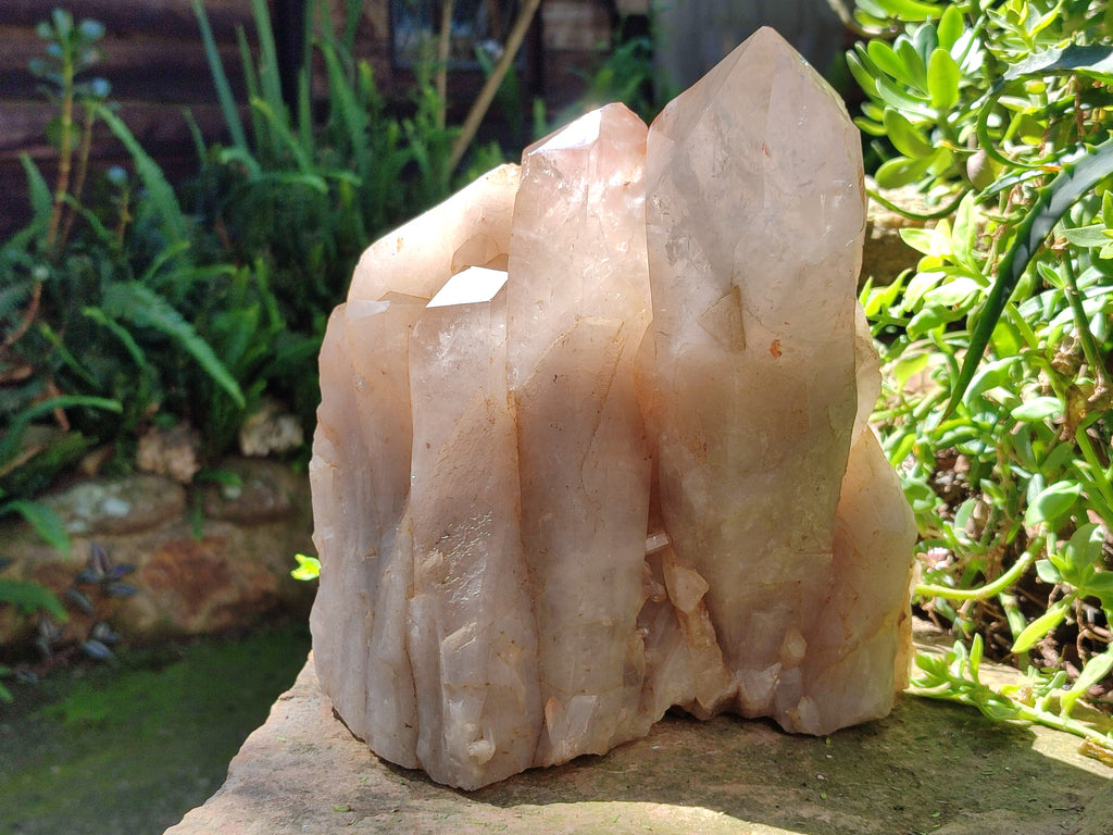 Polished Large Standing Angolian Smokey Quartz Cluster x 1 From Angola - Toprock Gemstones and Minerals 