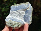Natural Blue Lace Agate Geode Specimens x 6 From Nsanje, Malawi - Toprock Gemstones and Minerals 