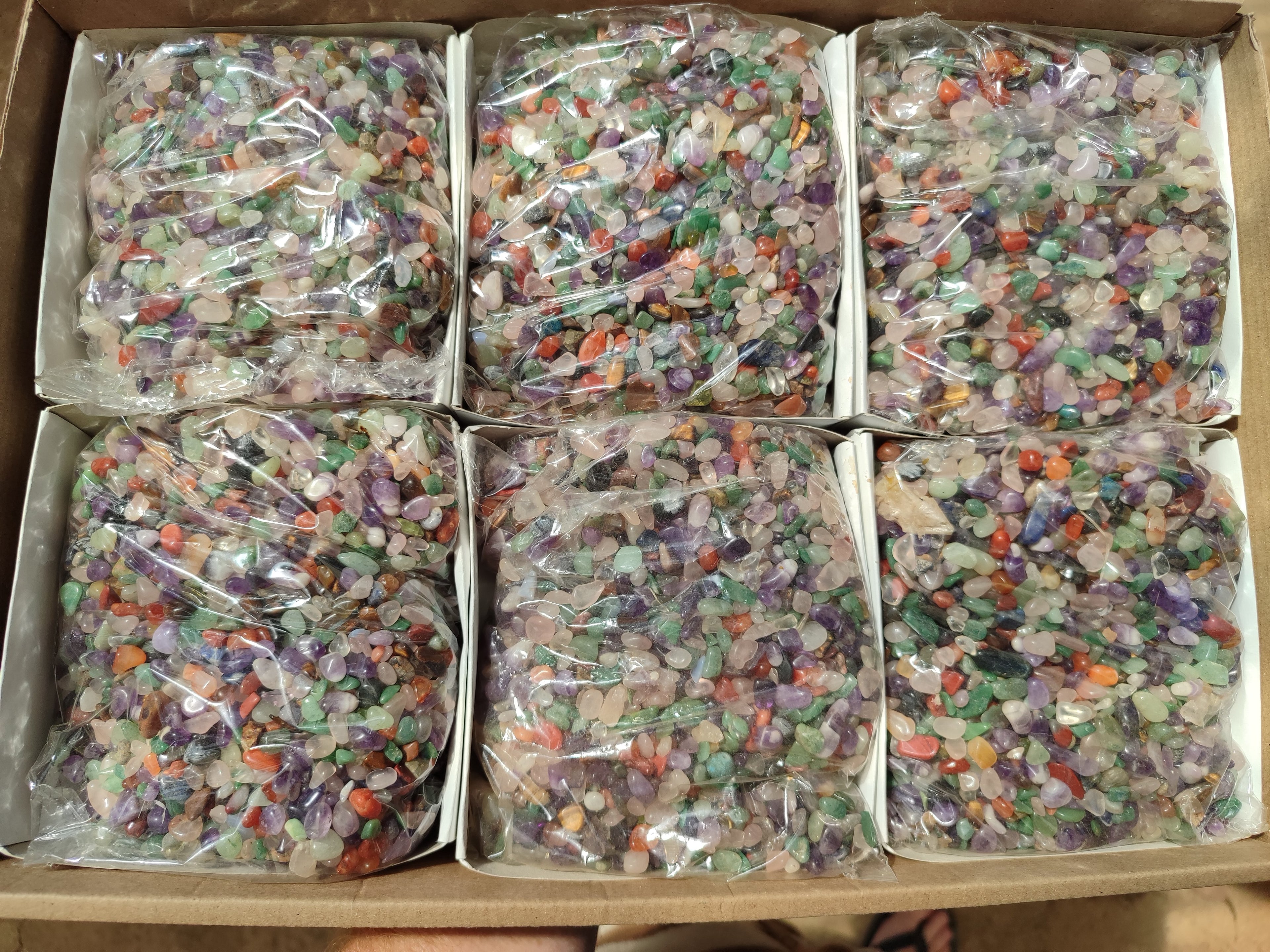 Polished Mixed Tumbled Stones Packs x 6 From Southern Africa - Toprock Gemstones and Minerals 