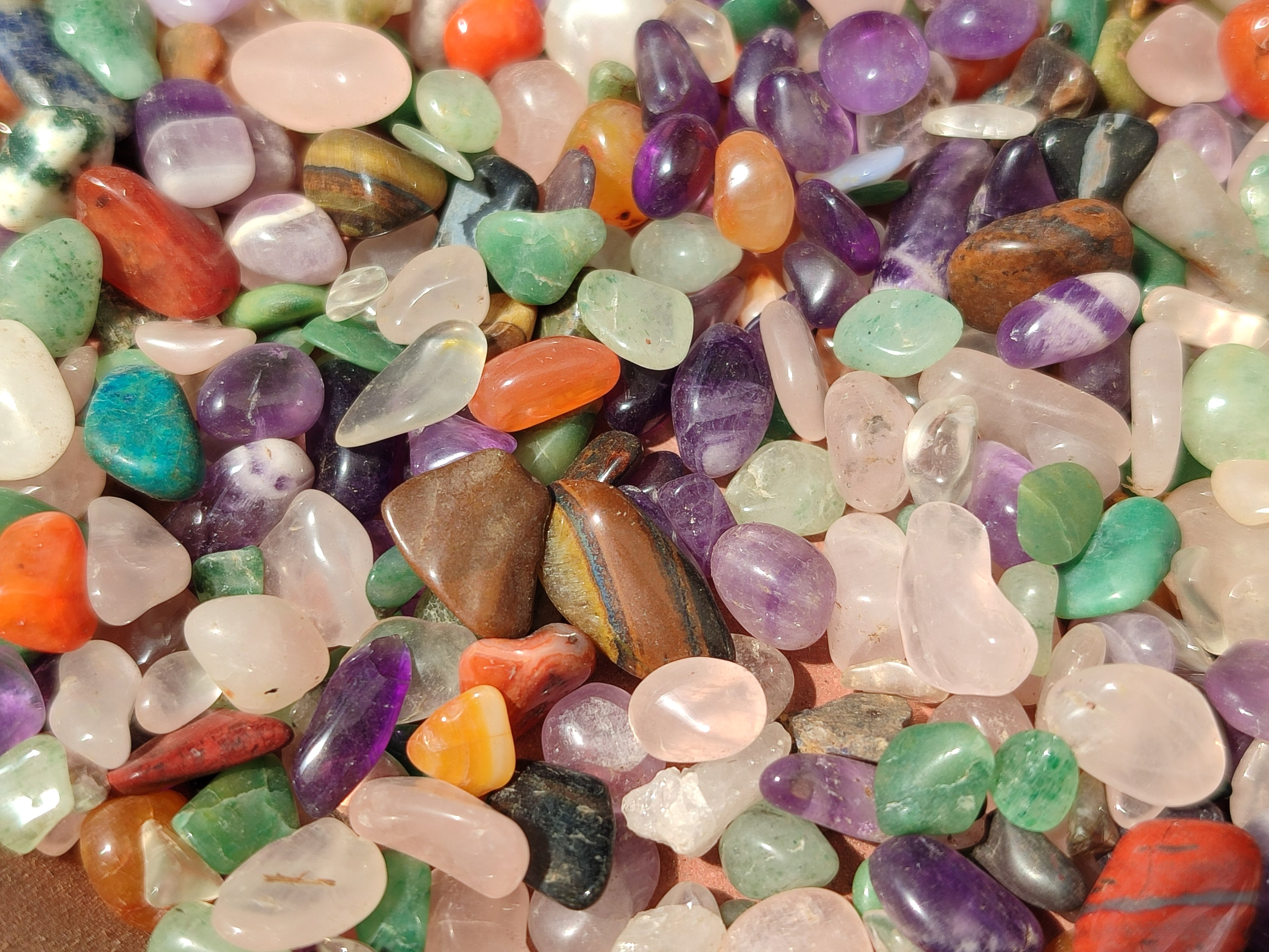 Polished Mixed Tumbled Stones Packs x 6 From Southern Africa - Toprock Gemstones and Minerals 