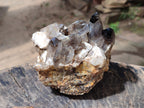 Natural Smokey Quartz with Aegirine and Feldspar Clusters x 3 From Zomba Plateau, Malawi - Toprock Gemstones and Minerals 
