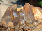 Natural Smokey Quartz with Aegirine and Feldspar Clusters x 3 From Zomba Plateau, Malawi - Toprock Gemstones and Minerals 