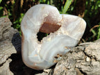 Polished Mixed Crystalline Agate Geodes x 6 From Maintirano, Madagascar - Toprock Gemstones and Minerals 