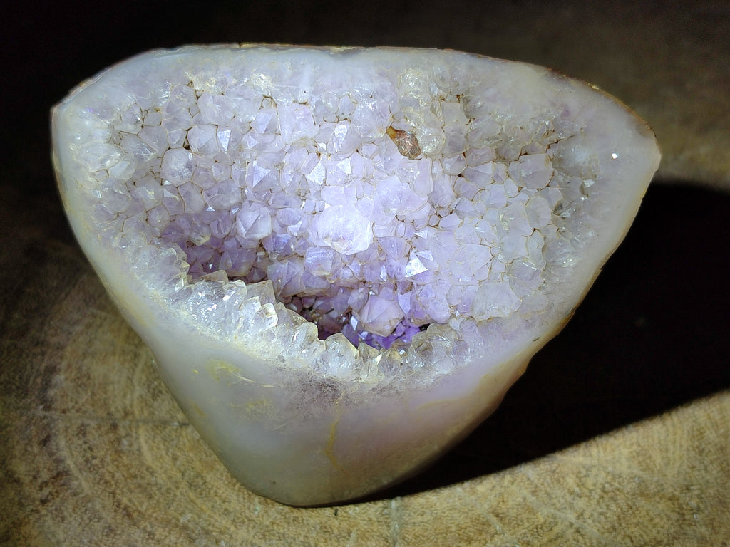 Polished Mixed Crystalline Agate Geodes x 6 From Maintirano, Madagascar - Toprock Gemstones and Minerals 