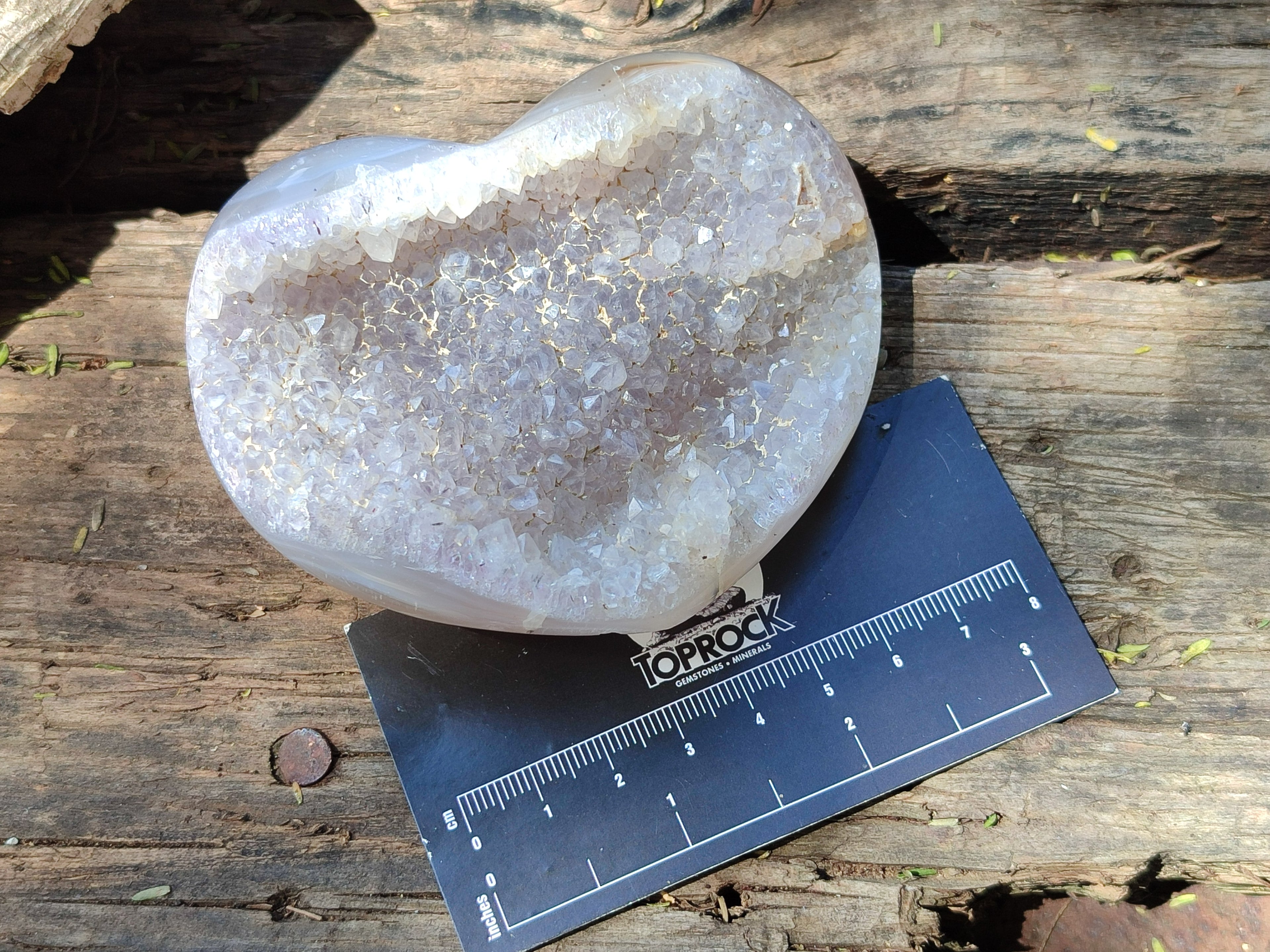Polished Mixed Crystalline Agate Geodes x 6 From Maintirano, Madagascar - Toprock Gemstones and Minerals 