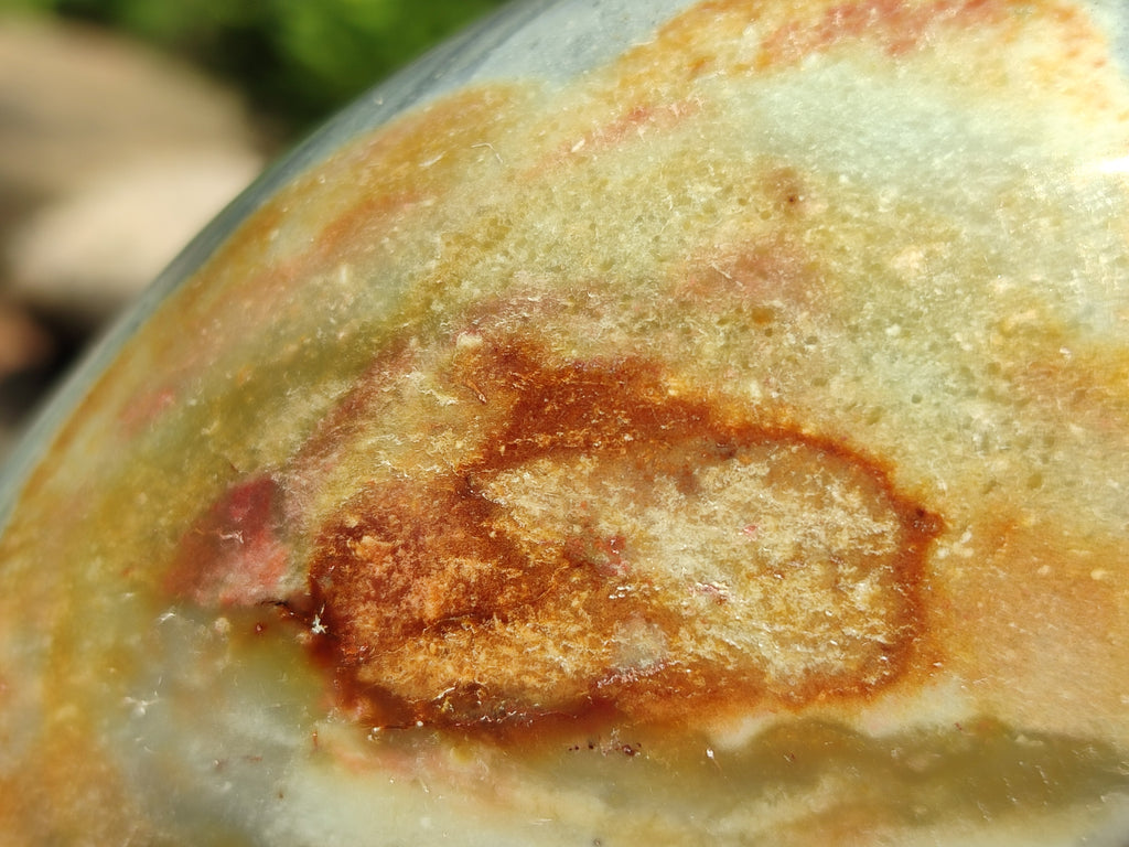 Polished Polychrome Jasper Standing Free Forms x 3 From NW Coast, Madagascar - Toprock Gemstones and Minerals 