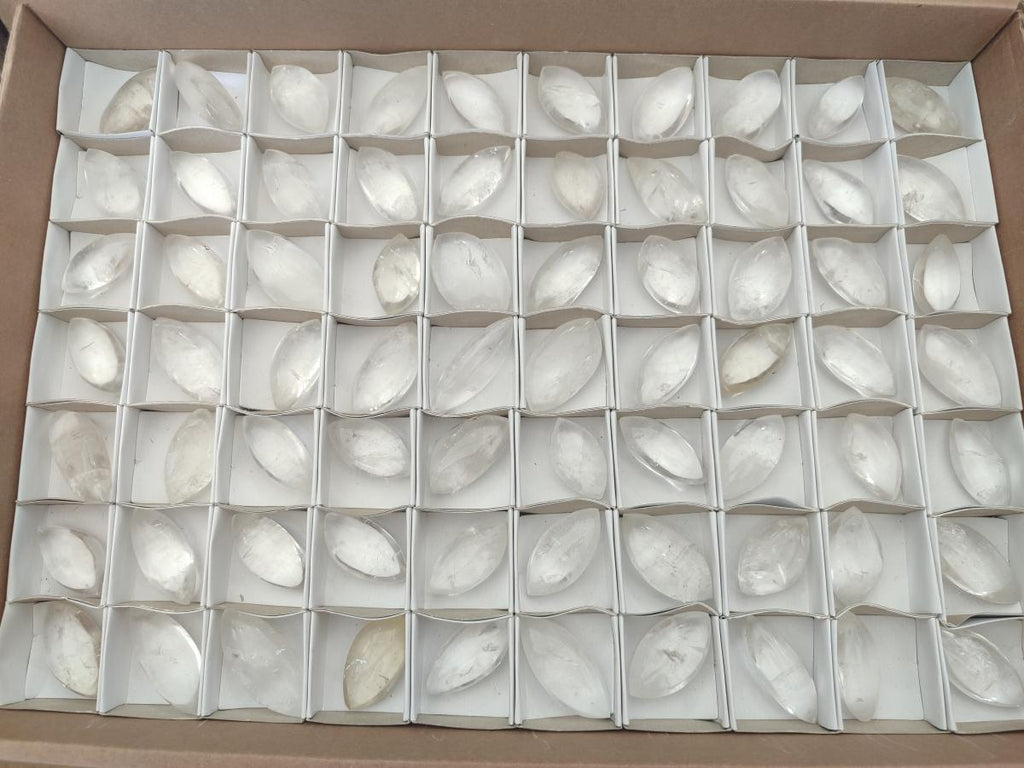 Polished Rock Crystal Quartz "Angel Tears" Free Forms x 70 From Madagascar - Toprock Gemstones and Minerals 