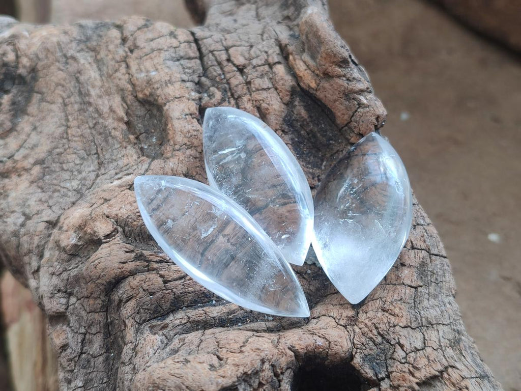 Polished Rock Crystal Quartz "Angel Tears" Free Forms x 70 From Madagascar - Toprock Gemstones and Minerals 
