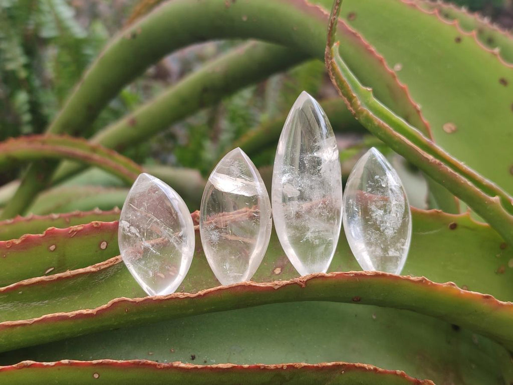 Polished Rock Crystal Quartz "Angel Tears" Free Forms x 70 From Madagascar - Toprock Gemstones and Minerals 