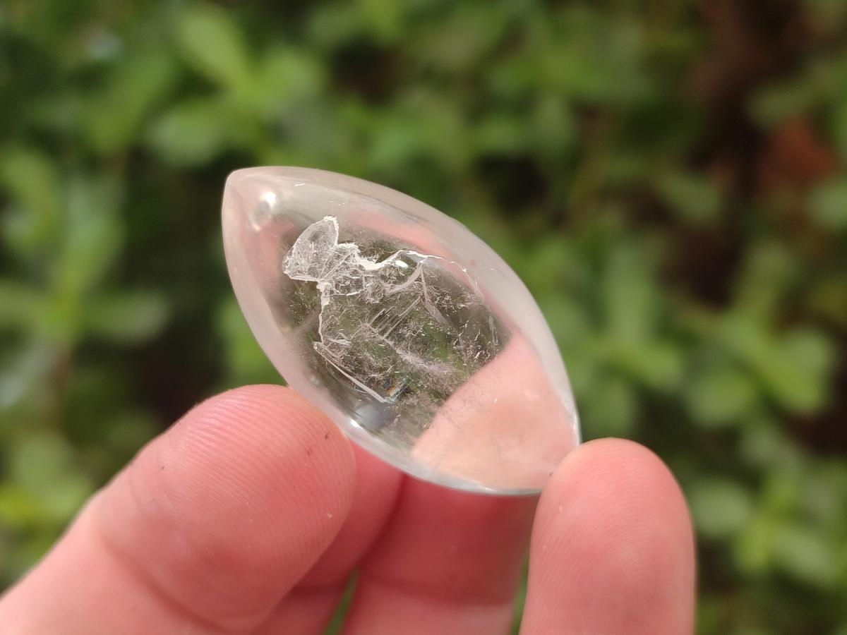 Polished Rock Crystal Quartz "Angel Tears" Free Forms x 70 From Madagascar - Toprock Gemstones and Minerals 