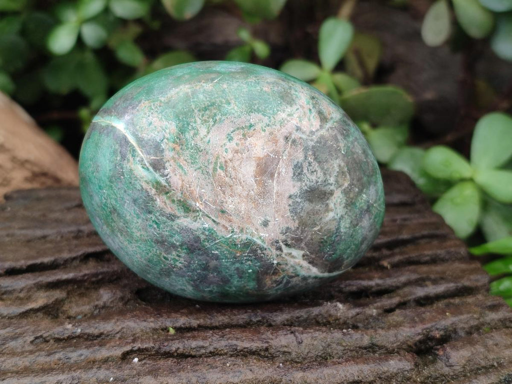 Polished Chrome Verdite Gemstone Palm Stones x 12 From Zimbabwe - Toprock Gemstones and Minerals 