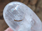 Polished Girasol Pearl Quartz Palm Stones x 6 From Ambatondrazaka, Madagascar - Toprock Gemstones and Minerals 
