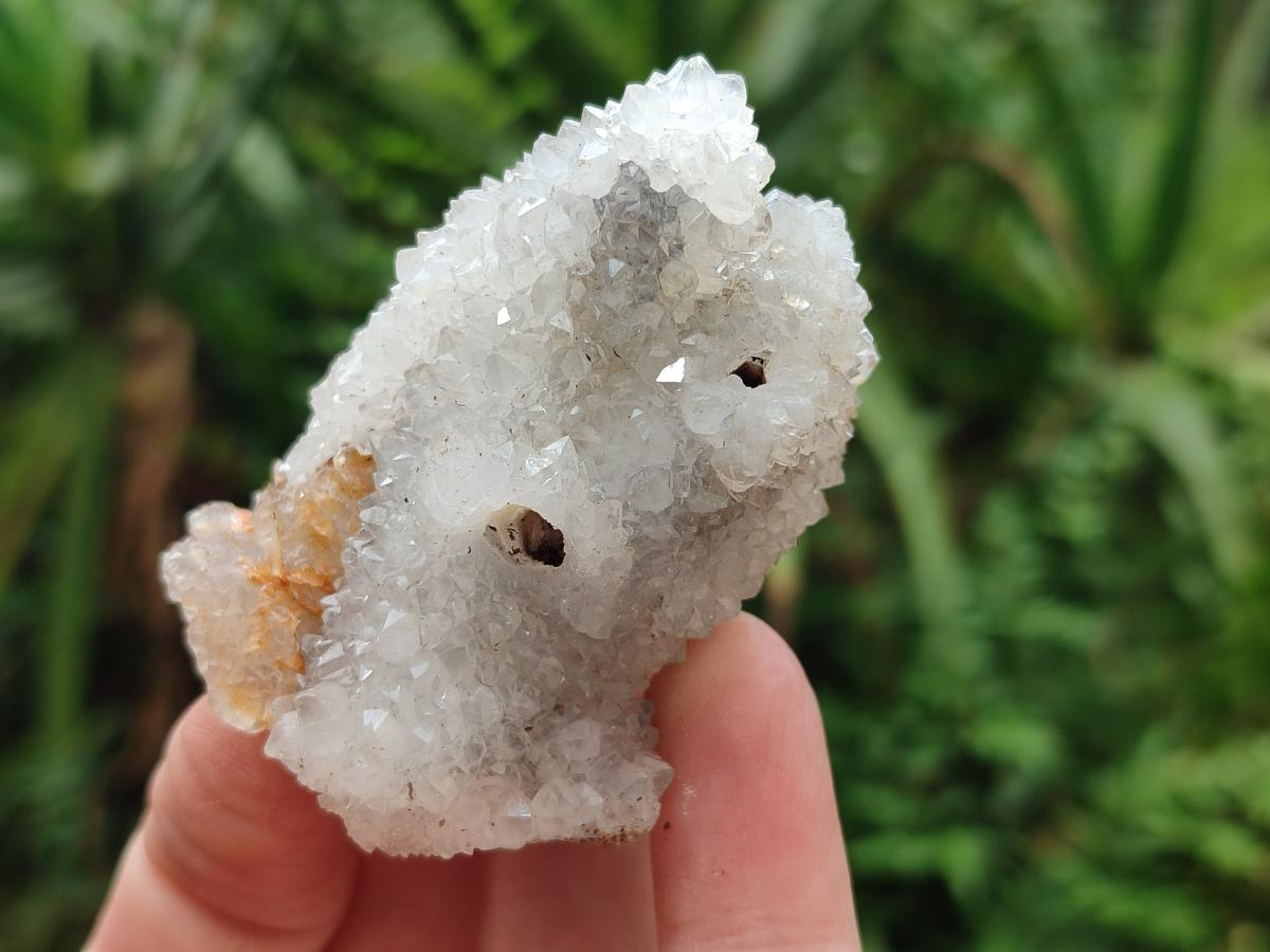 Natural Small Drusy Snow Finger Crystal Clusters x 35 From Albert's Mountain, Lesotho - Toprock Gemstones and Minerals 