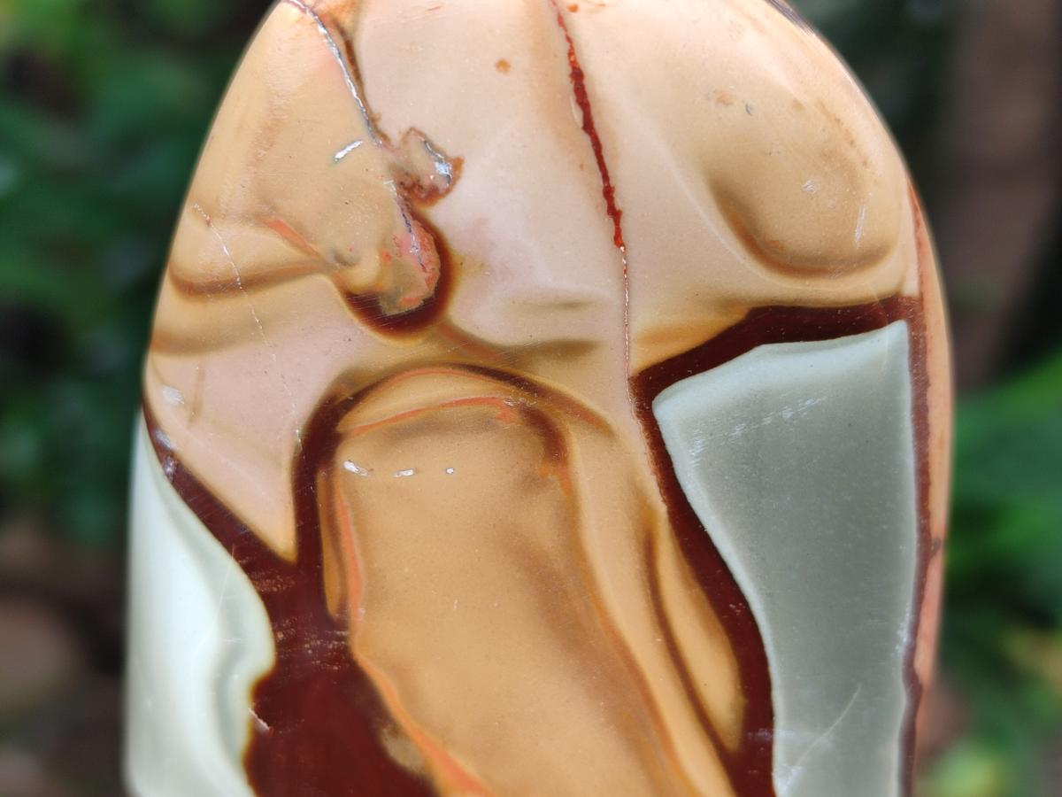 Polished Polychrome Jasper Standing Free Forms x 5 From NW Coast, Madagascar - Toprock Gemstones and Minerals 