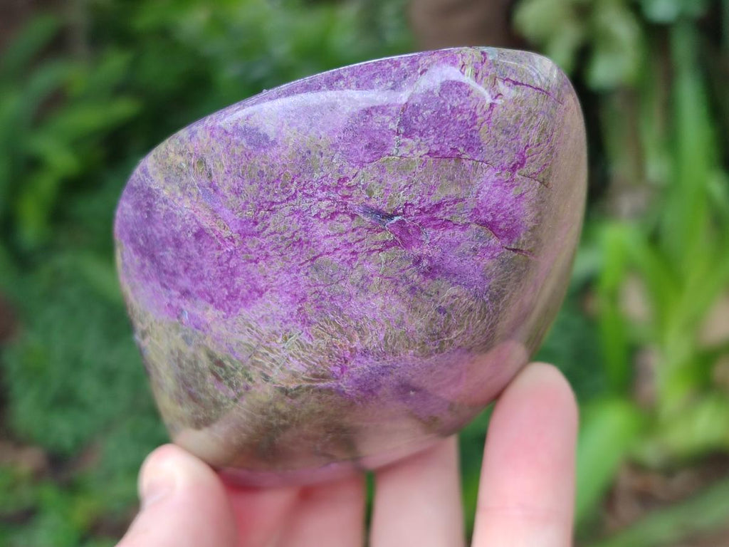 Polished Stichtite Standing Free Forms x 3 From Barberton, South Africa - Toprock Gemstones and Minerals 