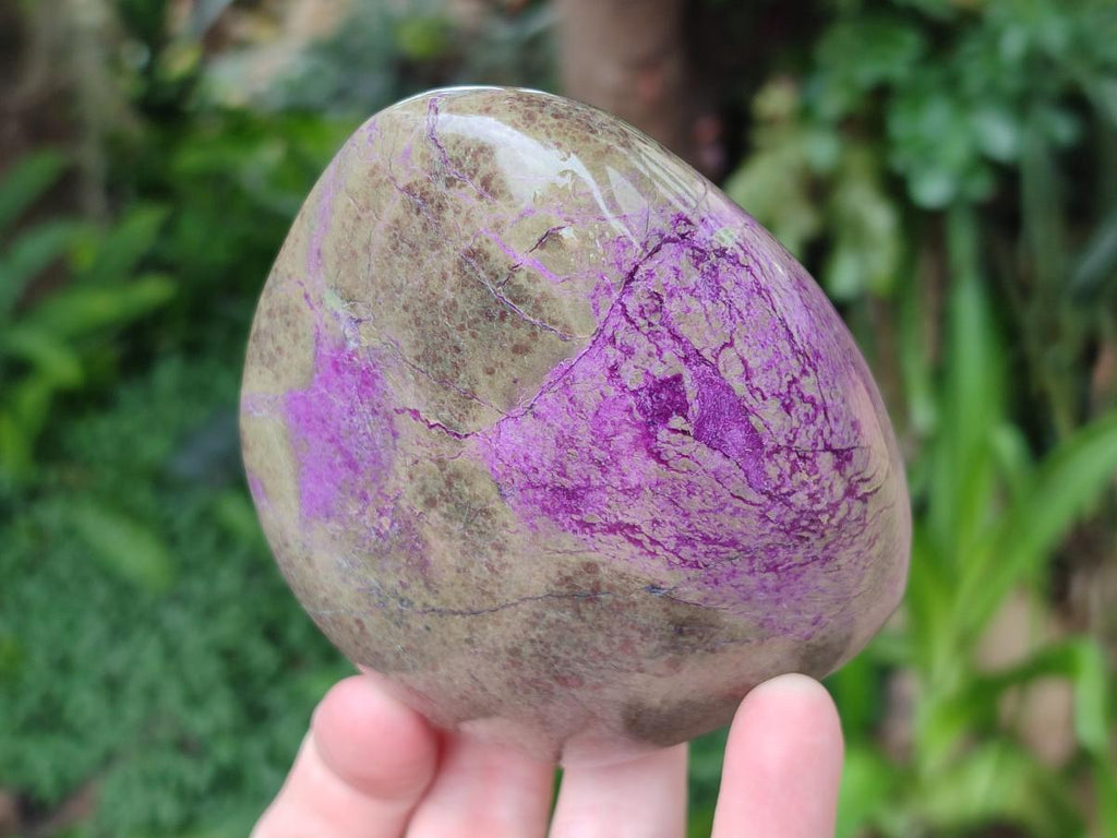 Polished Stichtite Standing Free Forms x 3 From Barberton, South Africa - Toprock Gemstones and Minerals 