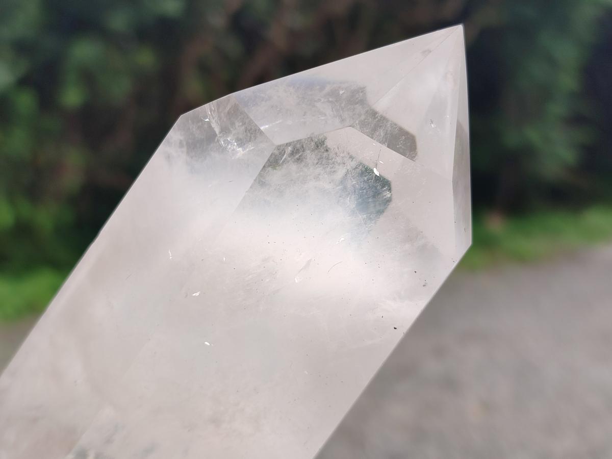 Polished Large Clear Quartz Display Crystal x 1 From Madagascar - Toprock Gemstones and Minerals 