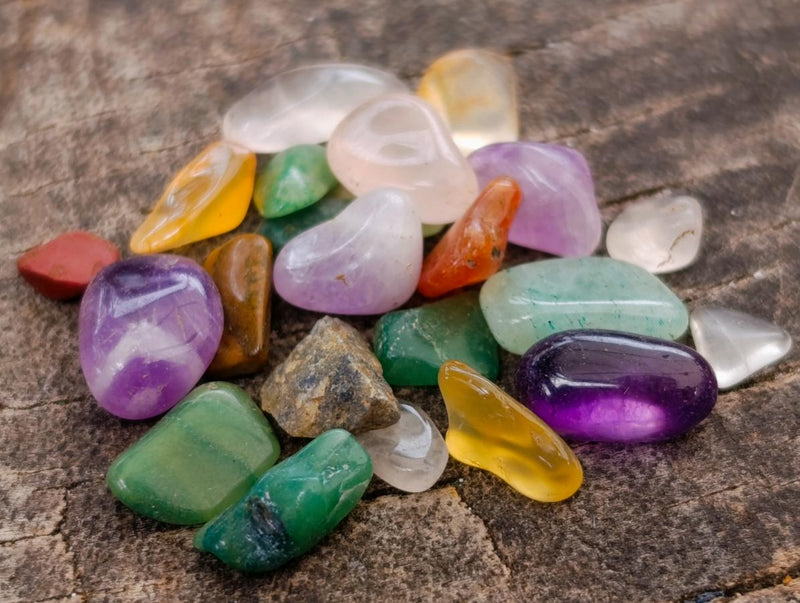 Polished Mini Mixed Tumbled Stones x 6 From Southern Africa - Toprock Gemstones and Minerals 