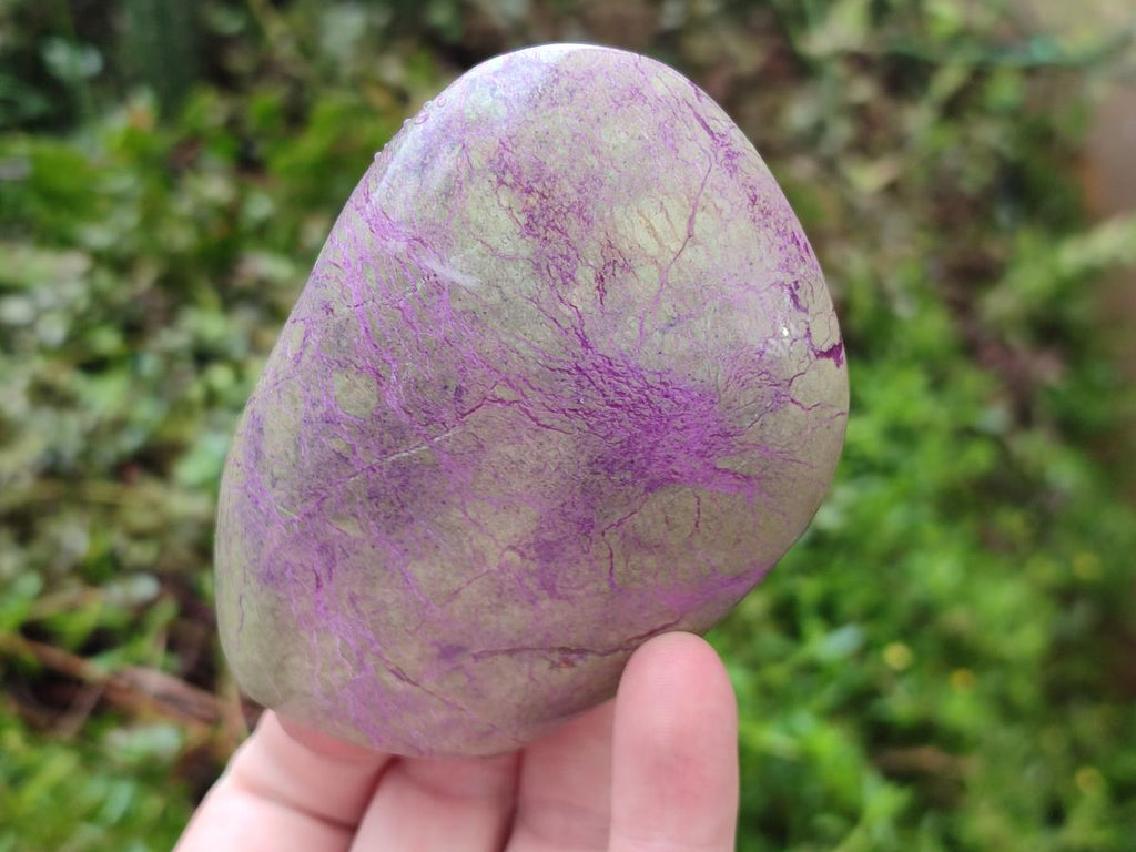 Polished Stichtite Standing Free Forms x 6 From Barberton, South Africa - Toprock Gemstones and Minerals 