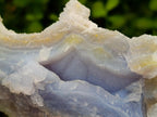Natural Etched Blue Chalcedony Geodes x 4 From Nsanje, Malawi - Toprock Gemstones and Minerals 
