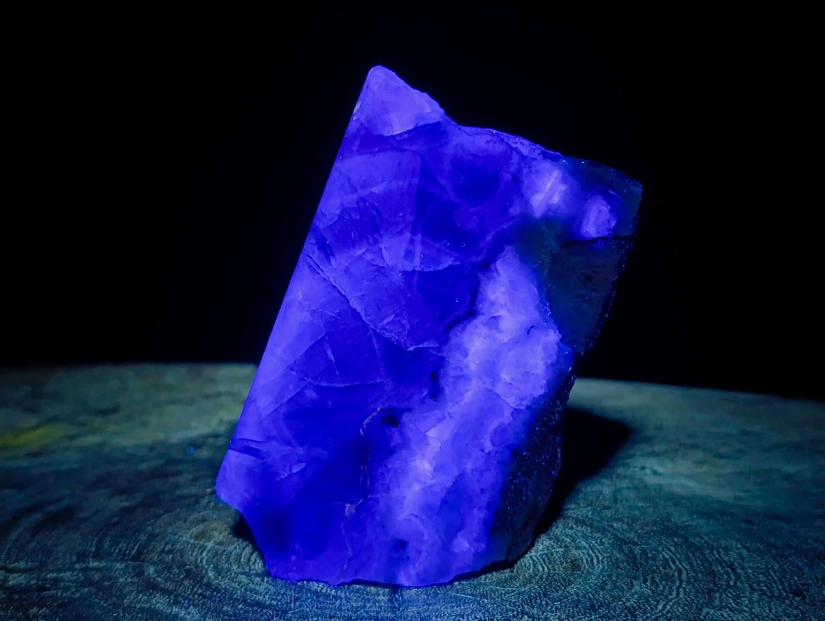 Polished Watermelon Fluorite Slices x 3 From Uis, Namibia - Toprock Gemstones and Minerals 