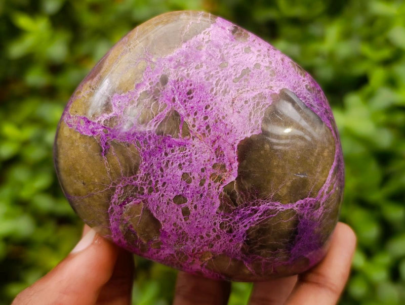 Polished Stichtite Standing Free Forms x 2 From Barberton, South Africa - Toprock Gemstones and Minerals 