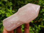 Polished Gemmy Rose Quartz Crystal Sceptres x 6 From Madagascar - Toprock Gemstones and Minerals 