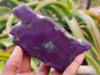 Polished One Side Metallic Purpurite Specimens x 6 From Erongo Namibia - Toprock Gemstones and Minerals 