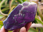 Polished One Side Metallic Purpurite Specimens x 6 From Erongo Namibia - Toprock Gemstones and Minerals 