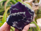 Polished One Side Metallic Purpurite Specimens x 6 From Erongo Namibia - Toprock Gemstones and Minerals 