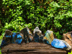 Polished One Side Labradorite Display Pieces x 6 From Madagascar - Toprock Gemstones and Minerals 
