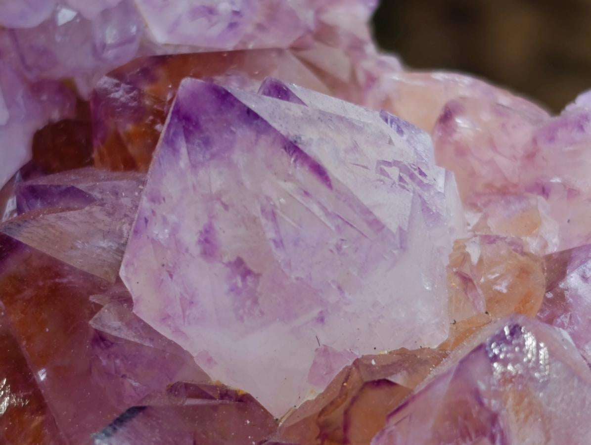 Natural Sunburst Amethyst Spirit Clusters x 2 From Boekenhouthoek, South Africa - Toprock Gemstones and Minerals 