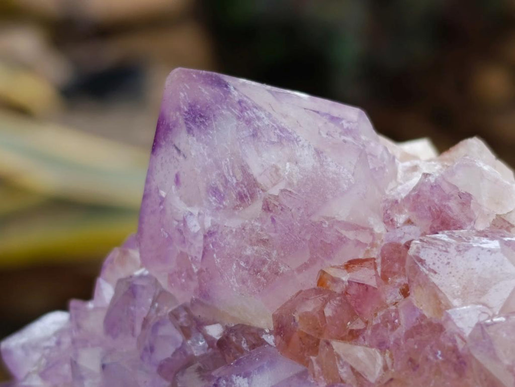 Natural Sunburst Amethyst Spirit Clusters x 2 From Boekenhouthoek, South Africa - Toprock Gemstones and Minerals 