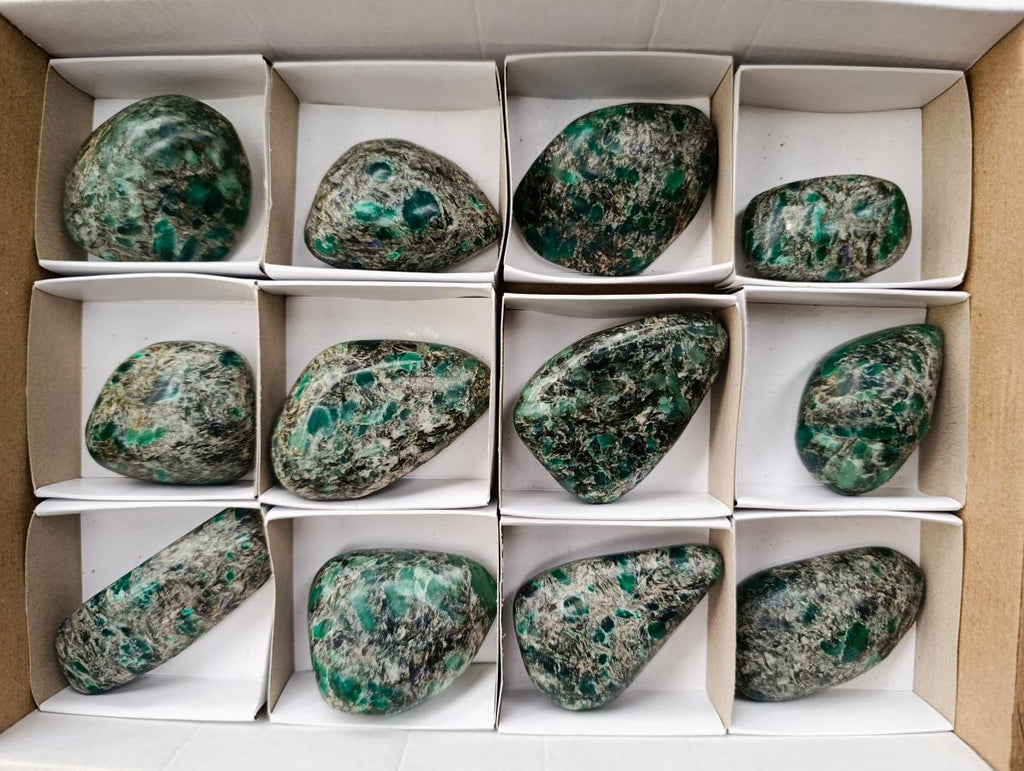 Polished Mtorolite Free Forms x 12 From Mutorashanga, Zimbabwe - Toprock Gemstones and Minerals 