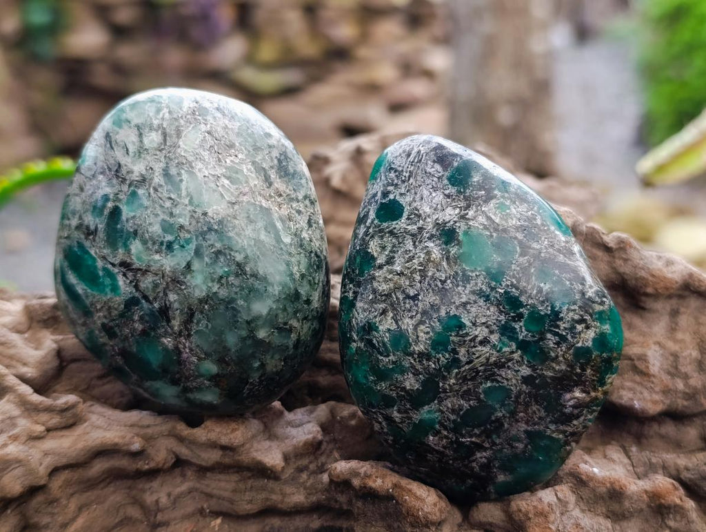 Frreforms Polished Emerald Mica 'Mutokolite' Free Forms x 12 From Mutoko, Zimbab ...