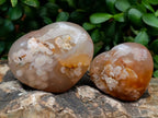 Polished Flower Agate Hearts x 7 From Antsahalova, Madagascar - Toprock Gemstones and Minerals 