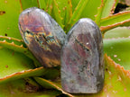Polished Rare Purple Sunset Flash Labradorite Standing Free Forms x 12 From Madagascar - Toprock Gemstones and Minerals 