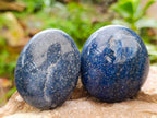 Polished Lazulite Galets x 24 From Madagascar - Toprock Gemstones and Minerals 