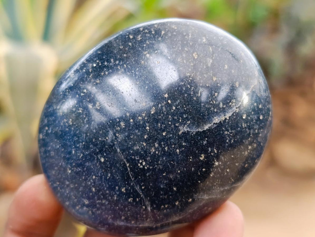 Polished Lazulite Galets x 24 From Madagascar - Toprock Gemstones and Minerals 