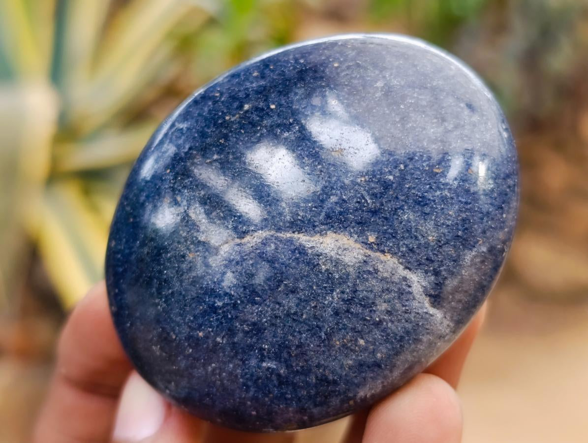 Polished Lazulite Galets x 24 From Madagascar - Toprock Gemstones and Minerals 
