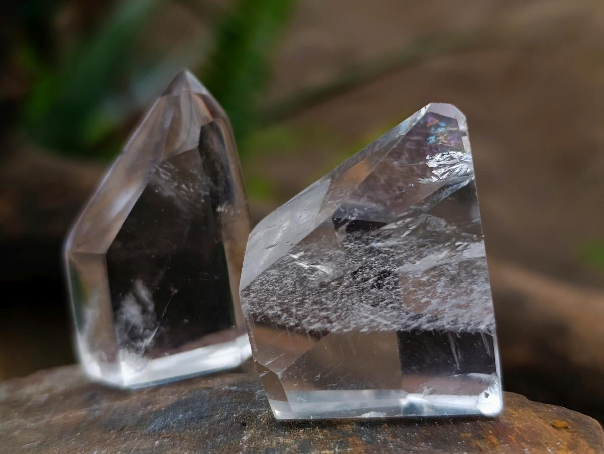 Polished Clear Quartz Display Crystals x 35 From Madagascar - Toprock Gemstones and Minerals 